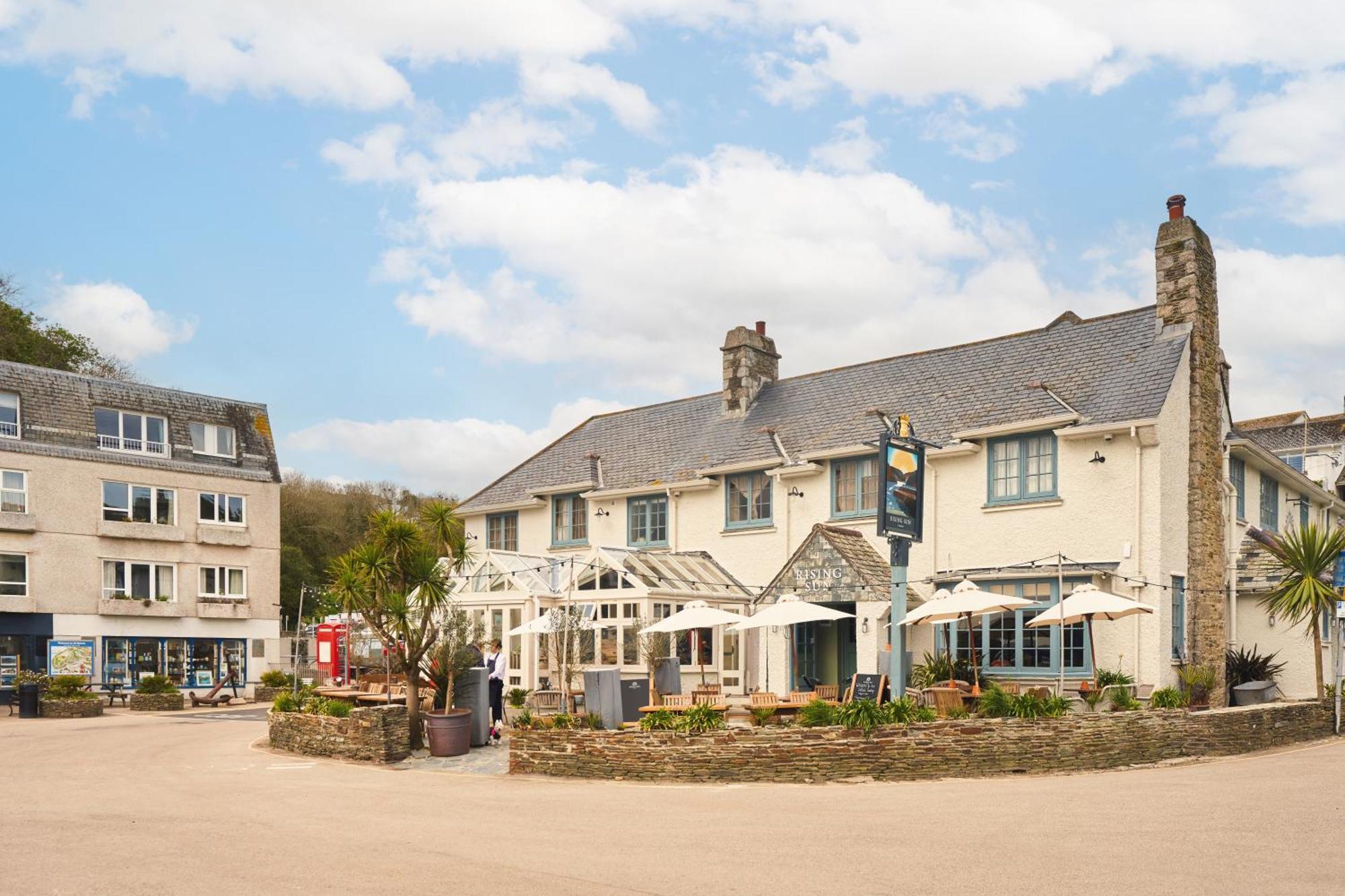 Hotel The Rising Sun Saint Mawes Exterior foto